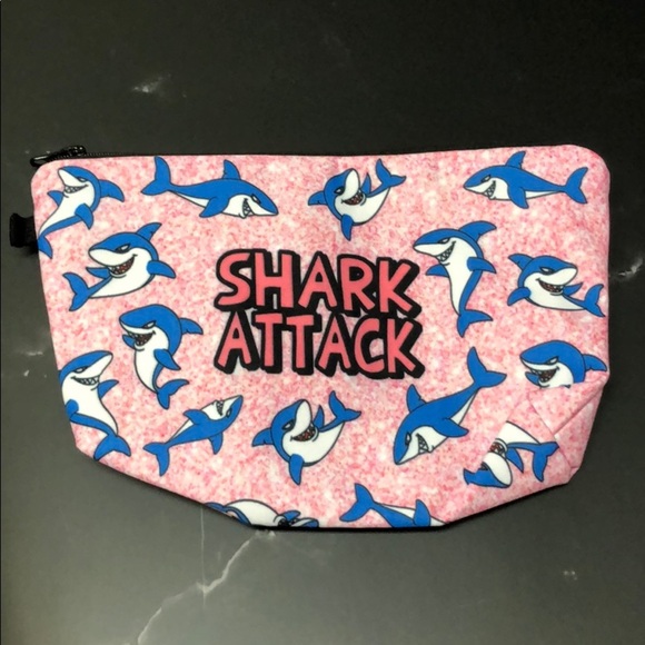 Shark Attack Makeup Bag - Picture 1 of 1